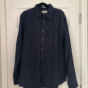 Taylor Stitch L/S Cotton Shirt Dark Navy